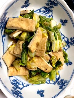 キャベツと油揚げの煮物-レシピのメイン写真