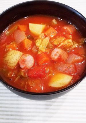 春キャベツたっぷりミネストローネ♥️-レシピのメイン写真