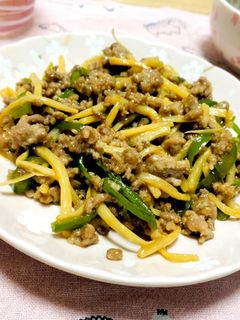 豚ひき肉de青椒肉絲-レシピのメイン写真