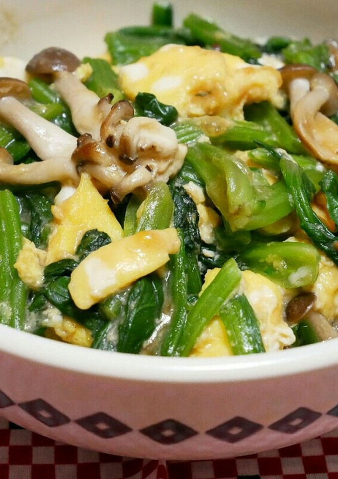 ほうれん草と玉子のあんかけ炒め-レシピのメイン写真