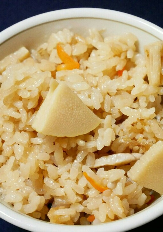 筍の煮物のリメイク＊筍の炊き込みご飯-レシピのメイン写真