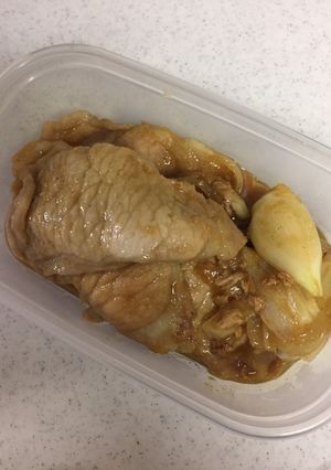 お弁当用カレー味生姜焼き-レシピのメイン写真
