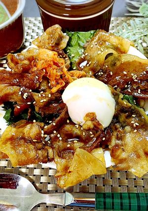はみ出す豚丼-レシピのメイン写真