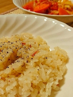 簡単♪炊飯器でガーリックライス♪-レシピのメイン写真