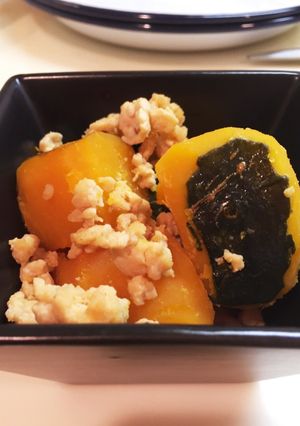 かぼちゃのそぼろ煮♡-レシピのメイン写真