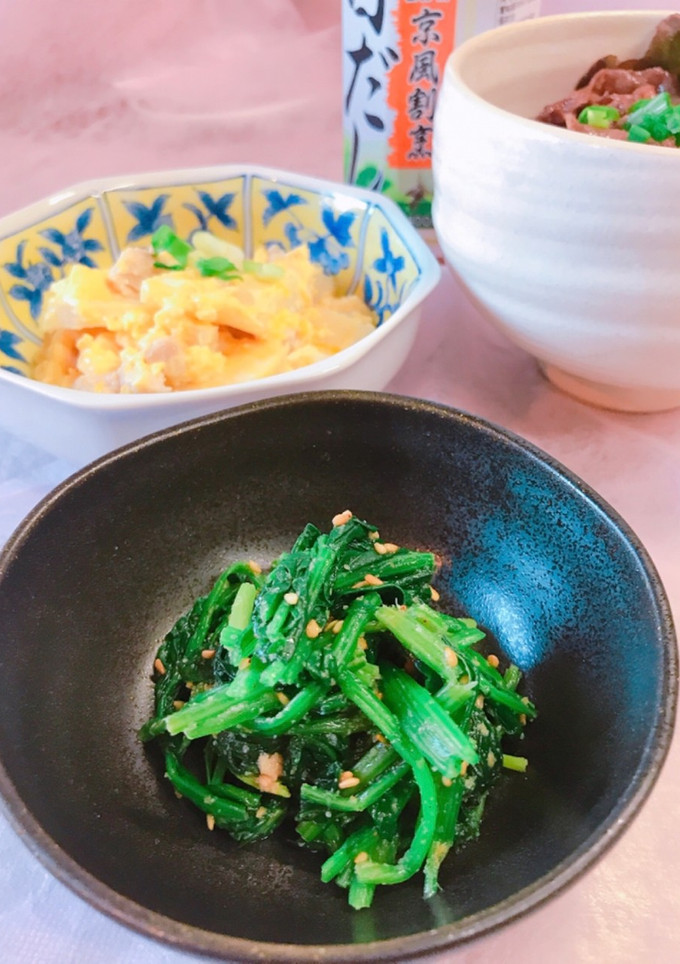 簡単！白だしで！ほうれん草のナムル-レシピのメイン写真
