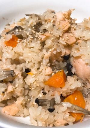 ズボラで美味！鮭炊き込みご飯&茶漬け-レシピのメイン写真