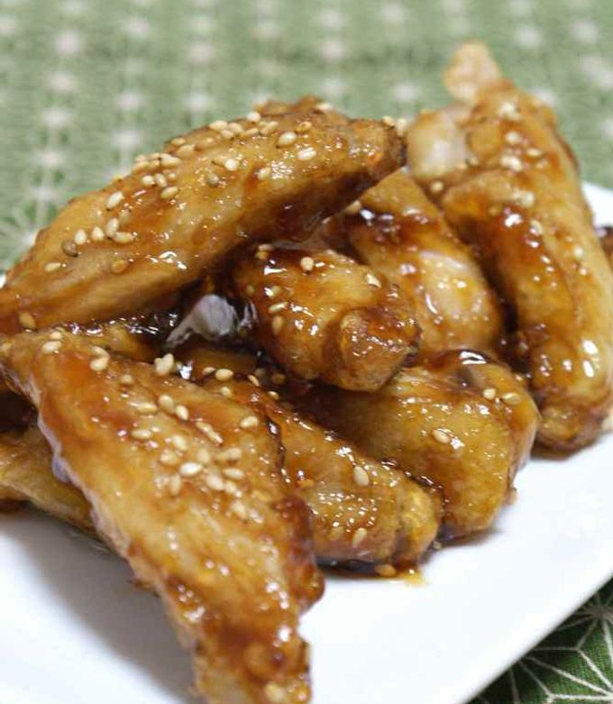 手羽中の♪あまから♪ by Blue-Island 【クックパッド】 簡単おいしい