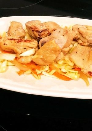 くせになるうま塩で鶏のさっぱり煮サラダ風-レシピのメイン写真