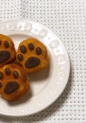 肉球マドレーヌ-レシピのメイン写真