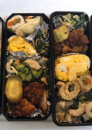 中学一年女の子弁当20190423-レシピのメイン写真