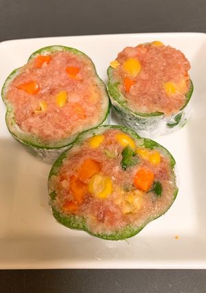 ミニピーマンの肉詰め-レシピのメイン写真