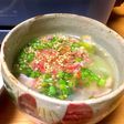青梗菜とベーコンの桜海老入り中華スープ❀