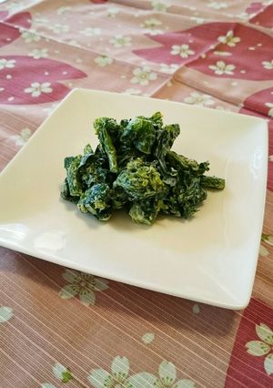 かき菜のサワークリーム&マヨネーズ和え-レシピのメイン写真