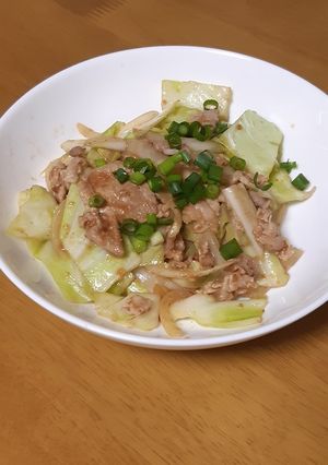 キャベツと豚肉の沙茶醤炒め-レシピのメイン写真