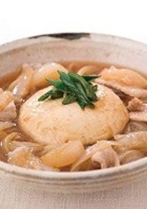 新玉葱の肉豆腐-レシピのメイン写真