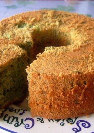 よもぎシフォンケーキ-レシピのメイン写真