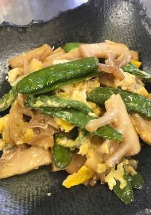 たけのこの卵とじ【JA福岡市】-レシピのメイン写真