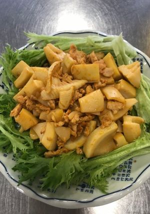 たけのこのピリ辛炒め【JA福岡市】-レシピのメイン写真