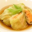 鮭のロールキャベツ