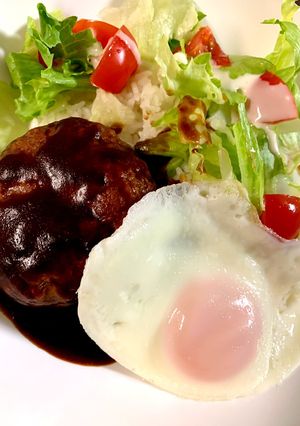 簡単！時間がない時はこれ！ロコモコ-レシピのメイン写真