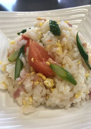 トマトのガーリック炒飯【JA福岡市】-レシピのメイン写真