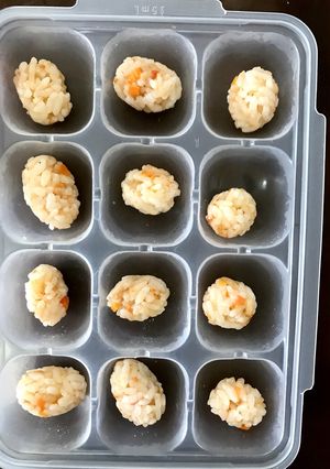 離乳食後期 簡単手づかみおにぎり-レシピのメイン写真