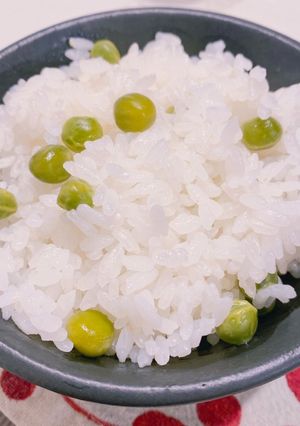 簡単！失敗なし！絶品グリーンピースごはん-レシピのメイン写真