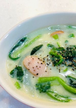 簡単ヘルシーたっぷりほうれん草のシチュー-レシピのメイン写真