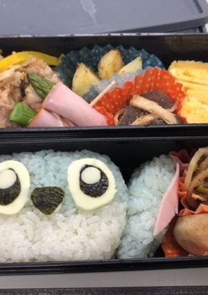 キャラ弁 スティッチ-レシピのメイン写真
