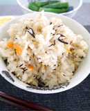 ささみとひじきの炊き込みご飯☆