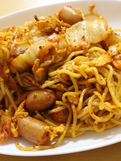 ソース不要!簡単キムチ焼きそば-レシピのメイン写真