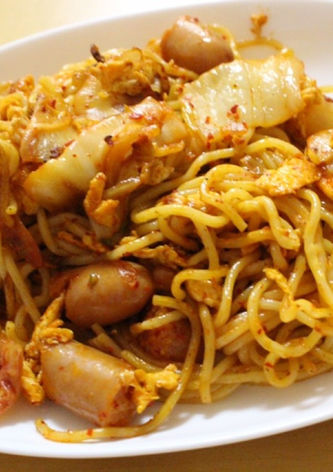 ソース不要！簡単キムチ焼きそば-レシピのメイン写真