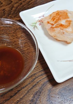 わさび醤油で頂く鶏むね肉の柔らかステーキ-レシピのメイン写真