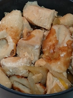 鶏むね肉と竹輪とオニオンの煮しめ-レシピのメイン写真