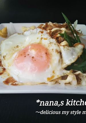 めちゃウマおつまみ♥️オニスラ目玉焼き-レシピのメイン写真