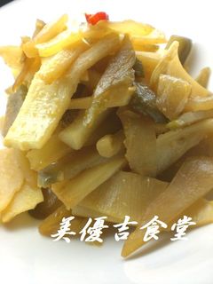 ザーサイとタケノコの炒めもの-レシピのメイン写真