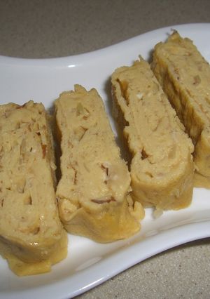 チーズ鰹節ねぎねぎ卵焼き-レシピのメイン写真