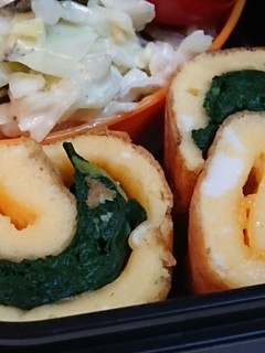 ほうれん草の薄焼き卵巻き-レシピのメイン写真