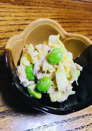 キャベツと枝豆のツナマヨサラダ-レシピのメイン写真