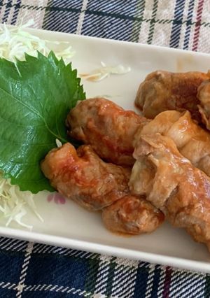 ポークチャップ　チーズ入り-レシピのメイン写真