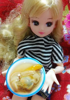 リカちゃんサイズ♡青やぎとろみスープꕤ*-レシピのメイン写真