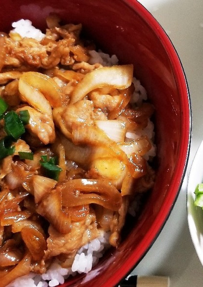 ヨシダソースで簡単⭐豚のスタミナ丼！-レシピのメイン写真