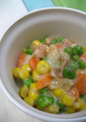 ミックスベジタブルクリーム✿お弁当おかず-レシピのメイン写真