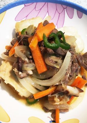 ハンパ野菜で肉豆腐-レシピのメイン写真