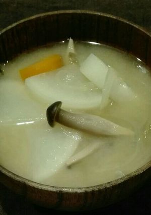 減塩　みそ汁　～からし入り～-レシピのメイン写真