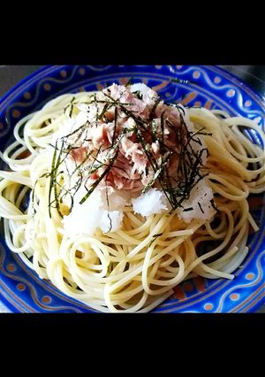 簡単和風パスタでランチ♪ツナおろしパスタ-レシピのメイン写真