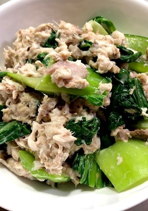 サバとチンゲン菜の和え物-レシピのメイン写真
