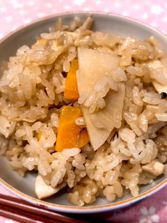 竹の子の炊き込みご飯-レシピのメイン写真