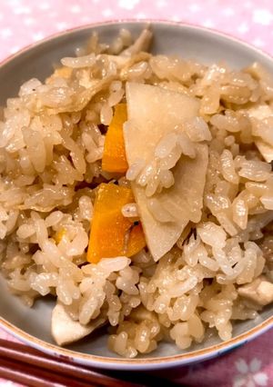竹の子の炊き込みご飯-レシピのメイン写真